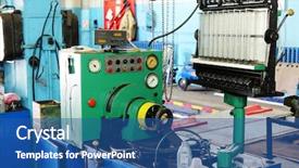  Presentation with diesel - Amazing slide deck having jet fuel - image of a diesel injector backdrop and a ocean colored foreground