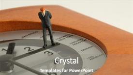  Presentation with jet - Presentation theme featuring jet lag metaphor background and a gray colored foreground