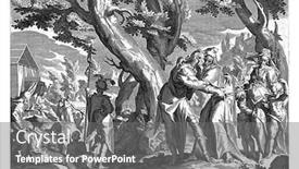  Presentation with moses - Beautiful slide deck featuring jetro-moses-father-in-law backdrop and a gray colored foreground