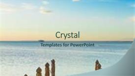  Presentation with heaven - Amazing slides having jetty into heaven backdrop and a light blue colored foreground