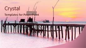  Presentation with meditation tools - PPT layouts featuring jetty to eternity evening meditation background and a lemonade colored foreground