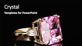  Presentation with black gold - Cool new PPT layouts with jewel ruby - beautiful gold ring with precious backdrop and a black colored foreground