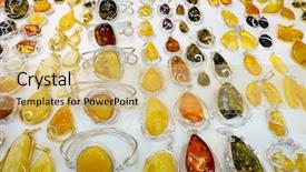  Presentation with jewelery - Cool new slide set with jewelery from the baltic amber backdrop and a  colored foreground