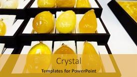  Presentation with jewelery - Presentation theme having jewelery from the baltic amber macro background and a gold colored foreground