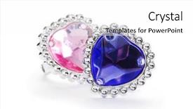  Presentation with jewelery - Beautiful theme featuring jewelery ring isolated on the white background backdrop and a white colored foreground