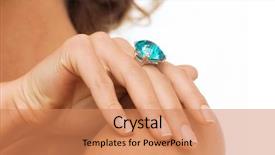  Presentation with wedding ring - Presentation design featuring jewellery and luxury concept - picture background and a coral colored foreground