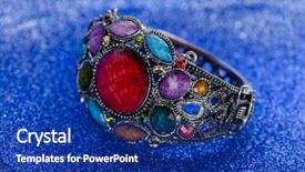  Presentation with white pigeon against the blue - Slide set enhanced with jewellery ring against blue background background and a navy blue colored foreground