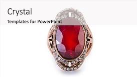  Presentation with white - Audience pleasing PPT theme consisting of jewellery ring isolated backdrop and a  colored foreground