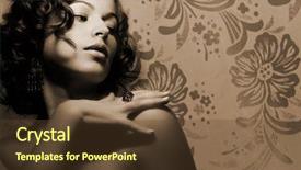  Presentation with art - Cool new presentation with jewelry ear rings - beautiful woman fashion art photo backdrop and a  colored foreground