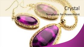  Presentation with jewelry - PPT theme having bottle cap and capsules with balls inside background and a lemonade colored foreground