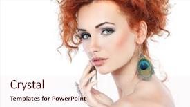  Presentation with fashion - Presentation consisting of computer motherboard close up background and a tawny brown colored foreground