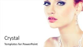  Presentation with mens fashion portrait - Amazing presentation design having synthesizer closeup backdrop and a light gray colored foreground