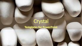  Presentation with clean - Slides featuring jewelry game - clean white gravel background and a violet colored foreground