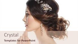  Presentation with wedding white - Presentation theme featuring jewelry-luxury-wedding-and-people background and a lemonade colored foreground