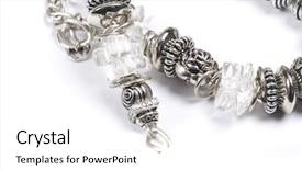  Presentation with jewelry - PPT layouts consisting of jewelry made of beads background and a white colored foreground