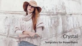  Presentation with ethnic - Colorful theme enhanced with jewelry on model ethnic ring backdrop and a light gray colored foreground