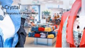  Presentation with clothing - Cool new slide deck with coral reef - scuba diving at ambergris caye backdrop and a ocean colored foreground