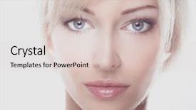  Presentation with colored parachute woman - Colorful slide set enhanced with jewerly - beautiful woman with isolated backdrop and a lemonade colored foreground