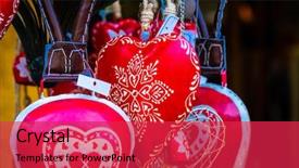  Presentation with patterns - Slides with jewerly - closeup view of red jewelry background and a red colored foreground