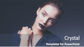  Presentation with babbling brook beautiful reflections - Beautiful presentation featuring jewerly - portrait of a beautiful woman backdrop and a ocean colored foreground