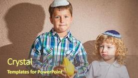  Presentation with jewish - Theme having jewish holiday of sukkot two background and a tawny brown colored foreground