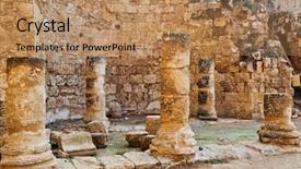  Presentation with israel - Cool new presentation theme with jewish temple - herodium herodion fortress of herod backdrop and a coral colored foreground
