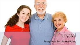  Presentation with jewish - Presentation theme featuring jewish woman - teen girl and her senior background and a  colored foreground