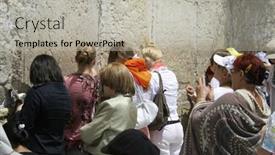  Presentation with jewish western wall - 
