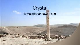  Presentation with reward - Amazing PPT theme having jews - column and ruins of king backdrop and a light blue colored foreground