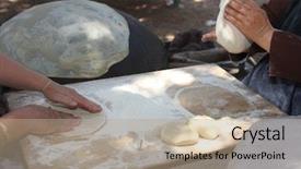  Presentation with ballons festival - Beautiful slide set featuring jews - festival people bake flat backdrop and a  colored foreground