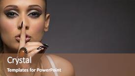  Presentation with secret - Cool new slides with jews - seductive woman with secret backdrop and a tawny brown colored foreground