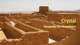  Presentation with day of the dead - Cool new PPT layouts with jews romans - ruins at masada with dead backdrop and a tawny brown colored foreground