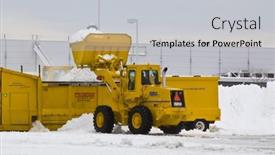  Presentation with clearing storm - Cool new theme with jfk-airport-january-2011-wheel backdrop and a light gray colored foreground