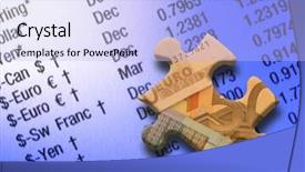  Presentation with trade - Cool new theme with jigsaw piece on newspaper currency backdrop and a  colored foreground