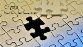  Presentation with task - Presentation design consisting of jigsaw-puzzle-background-one-last background and a coral colored foreground