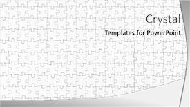  Presentation with pattern - Colorful PPT theme enhanced with jigsaw-puzzle-pattern-with-many backdrop and a white colored foreground