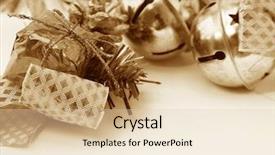  Presentation with animated christmas - PPT layouts featuring  background and a  colored foreground