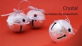  Presentation with jingle - Cool new presentation with jingle bells backdrop and a red colored foreground