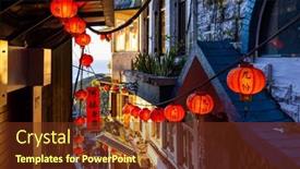  Presentation with 2022 - Presentation design enhanced with jiufen-taiwan-07-august-2022 background and a tawny brown colored foreground