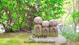  Presentation with japan - Amazing presentation design having jizo jizo bosatsu hasedera temple backdrop and a yellow colored foreground