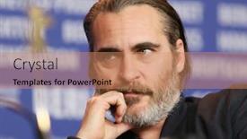  Presentation with phoenix - Colorful slide set enhanced with joaquin-phoenix-is-seen backdrop and a coral colored foreground