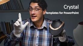  Presentation with young students working in groups - Theme having job appraisal - young male jeweller working background and a  colored foreground