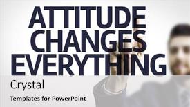  Presentation with incentive - Amazing presentation theme having job incentive - business man pointing to transparent backdrop and a white colored foreground