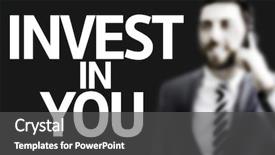  Presentation with incentive - Colorful PPT layouts enhanced with job incentive - business man with the text backdrop and a dark gray colored foreground