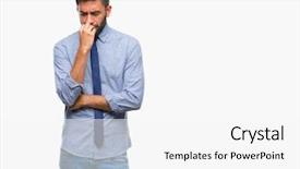  Presentation with hispanic - Cool new slides with job insecurity - adult hispanic business man backdrop and a  colored foreground