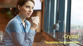  Presentation with time is running out - Amazing slide deck having job insecurity - business woman making a time backdrop and a tawny brown colored foreground