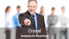  Presentation with strategic management needle pointing - Amazing theme having job opportunity - mature businessman pointing at you backdrop and a  colored foreground