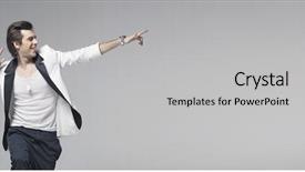  Presentation with success successful courageous successful - Amazing presentation theme having job powert point - successful man backdrop and a  colored foreground