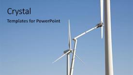  Presentation with windmill - Amazing PPT theme having job rotation - repairing a windmill toledo province backdrop and a teal colored foreground