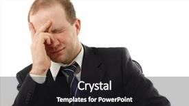  Presentation with monarch butterfly isolated on white - Theme featuring job stress - businessman tired depressed isolated background and a  colored foreground